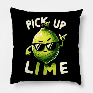 Pick up Line Lime Pillow