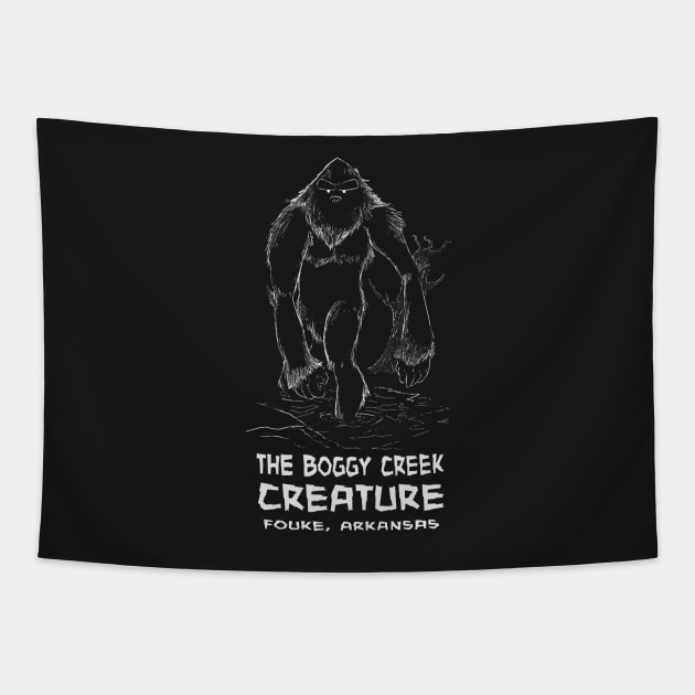 The Boggy Creek Creature Tapestry by ArtEnceladus