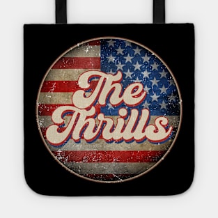 American Flag Personalized Thrills Proud Name Birthday Tote