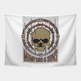 Mumford & Sons Vintage Skull Tapestry