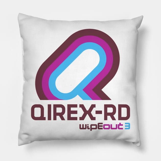 Wipeout 3 Qirex-RD Team Pillow by wearableitems