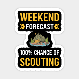 Weekend Forecast Scouting Scout Scouts Magnet