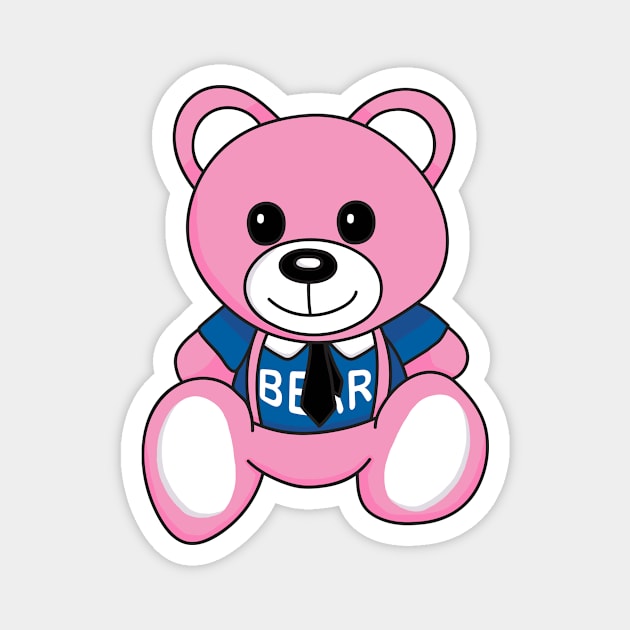 Pink Bears Magnet by Ricky Aditya