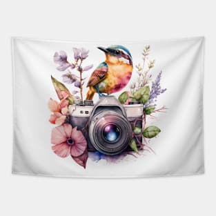 Spring Floral Camera Tapestry