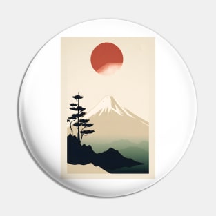 Japanese Inspired Design Pin