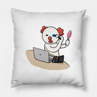 Clown Makeup Tutorial Pillow