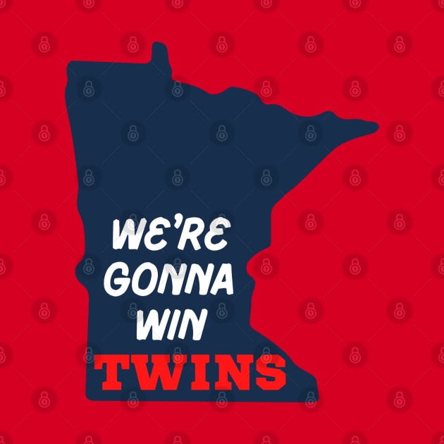 Minnesota Twins State Silhouette by SiebergGiftsLLC