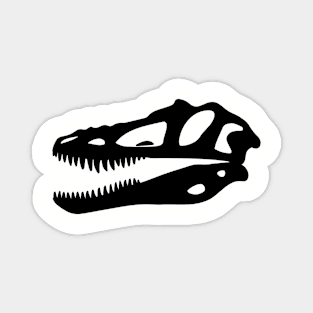 Qianzhousaurus skull - black Magnet