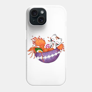 Yuna's Noodle Adventure | A Ramen Cat's Dream Phone Case