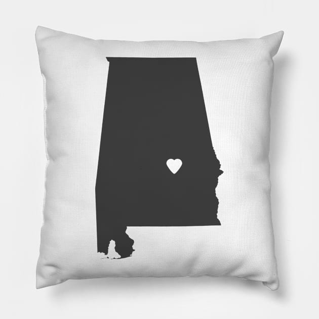 Alabama Love Pillow by juniperandspruce