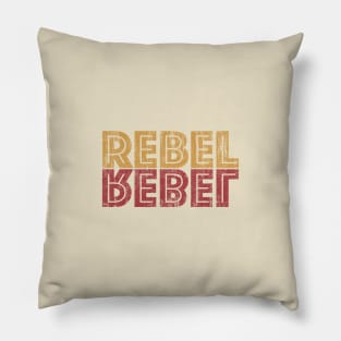 REBEL REBEL Glam Rock Pillow