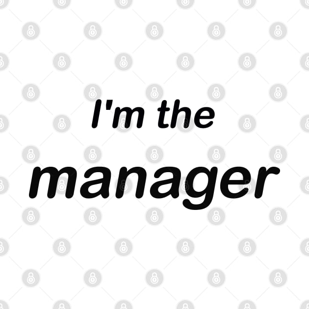 im the manager by Waleed Mahmud