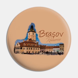 Brasov Romania Pin