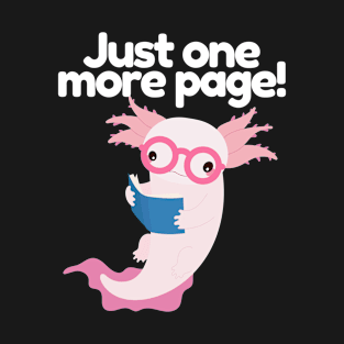 Geek Axolotl Reading T-Shirt