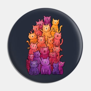 Cats pile Pin