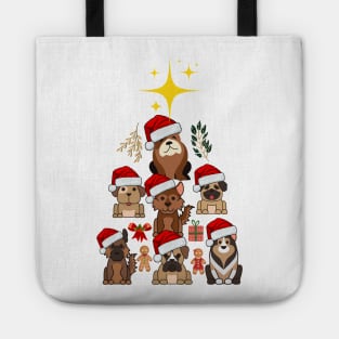 Westie Christmas Tree Dog Tote