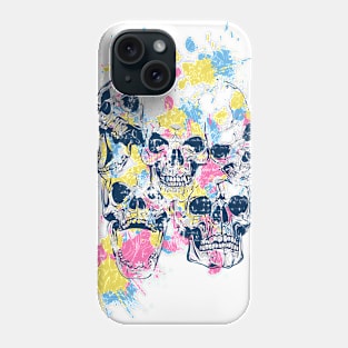 Colorful Skulls Phone Case