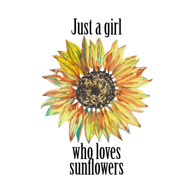 Just a girl who loves sunflowers by deadblackpony