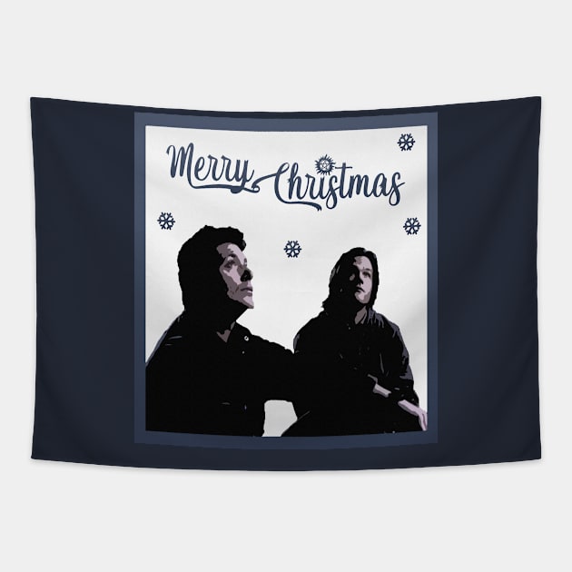 SPN - MERRY CHRISTMAS Tapestry by GreatSeries