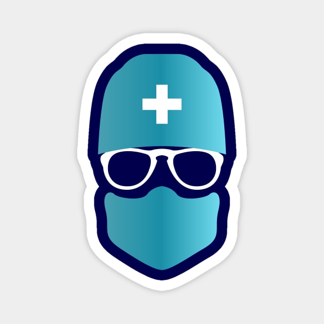 Murse - Male nurse - Heroes Magnet by Crazy Collective