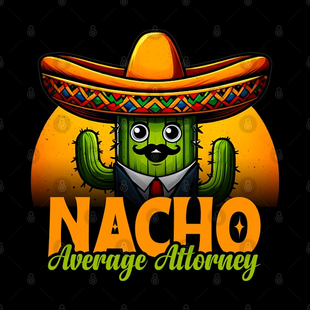 Cinco de Mayo Fiesta For Dad Attorney Nacho Average by click2print