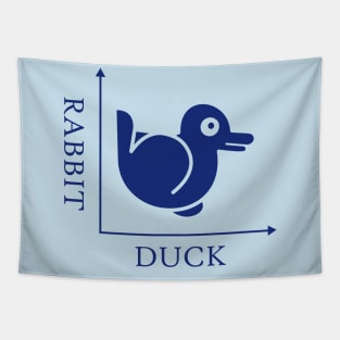 Duck Rabbit Illusion Tapestry