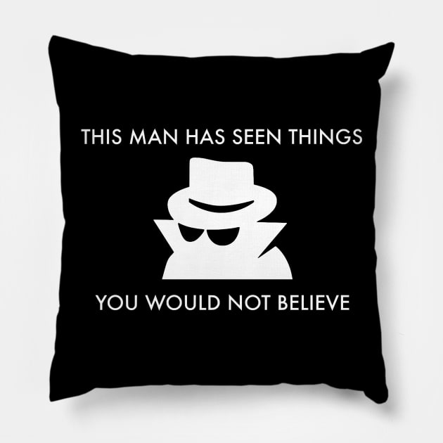 INCOGNITO MODE GUY Pillow by JorZed