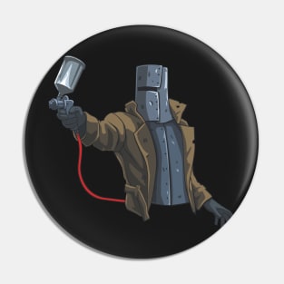 Ned Kelly paint gun Pin