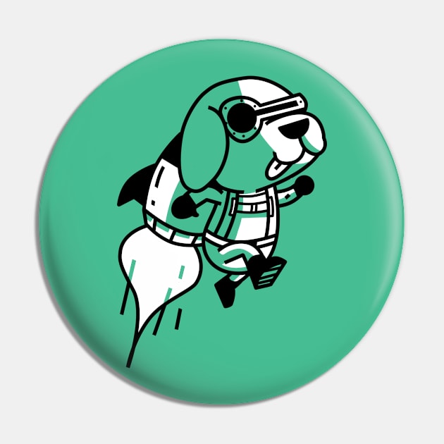 Rocket Pup Pin by AlanNguyen