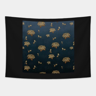 Golden Rose - Glitter Pattern Tapestry