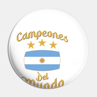 Argentina Campeones del Mundo Pin