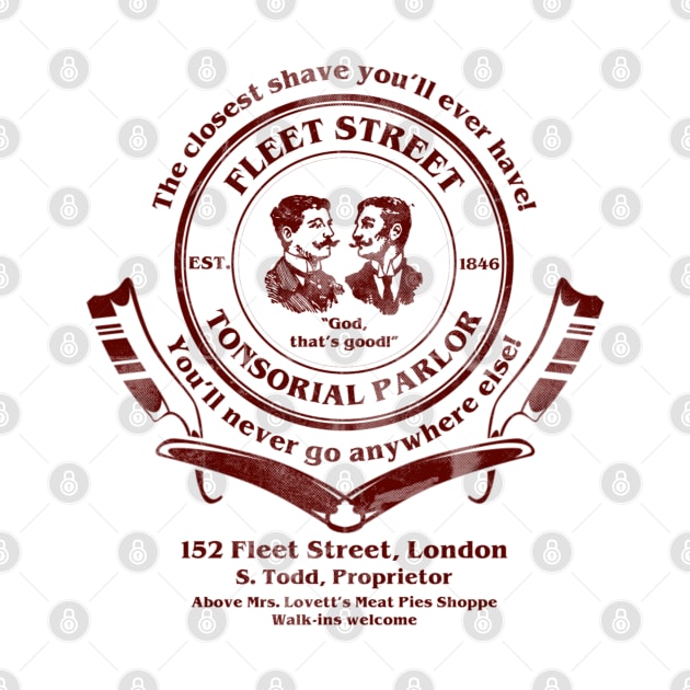 Sweeney Todd's Fleet Street Tonsorial Parlor by Contentarama