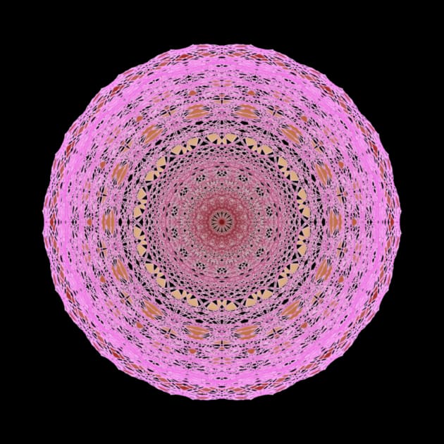 Peculiar Floral Pattern -purple Voilet  mandala design - Regenbogenfarben by Mandalasia