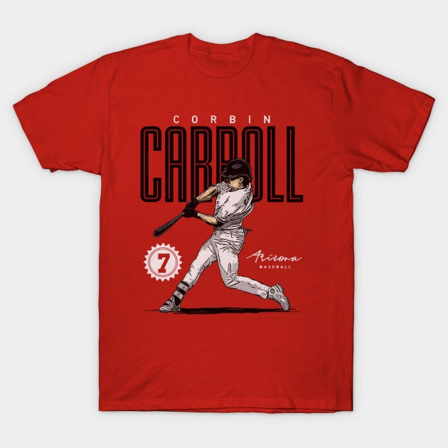 Corbin Carroll Arizona Card - Corbin Carroll - T-Shirt