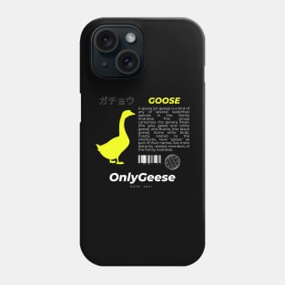 Goose Streetwear Aesthetic Phone Case