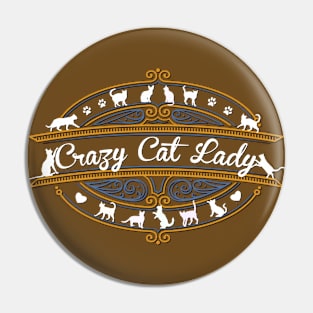 Crazy Cat Lady Pin