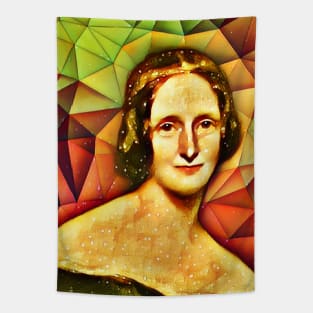 Mary Shelley Snow Portrait | Mary Shelly Snow Artwork 14 Tapestry