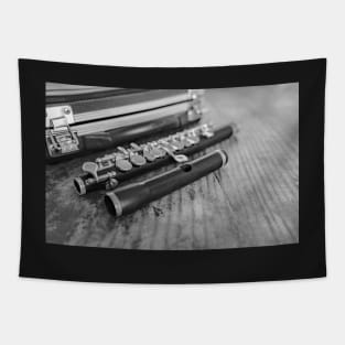 Wooden flute and case Tapestry