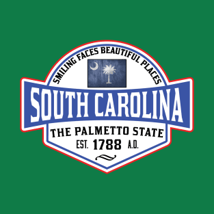 SOUTH CAROLINA THE PALMETTO STATE COLUMBIA CHARLESTON MYRTLE BEACH T-Shirt