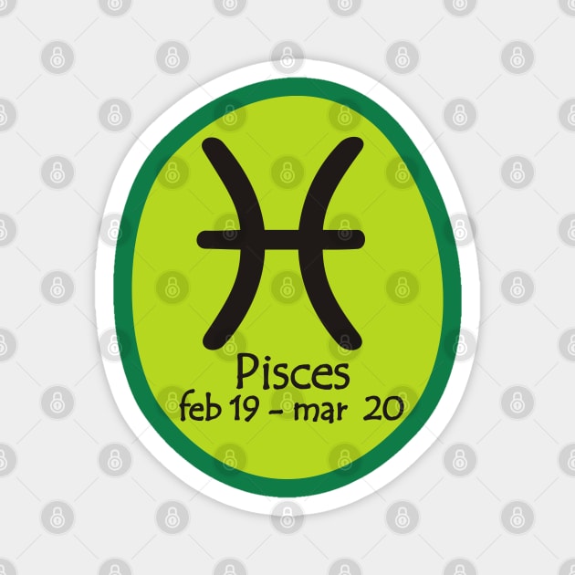 Pisces Magnet by MBK