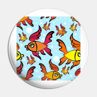 fishes pattern Pin