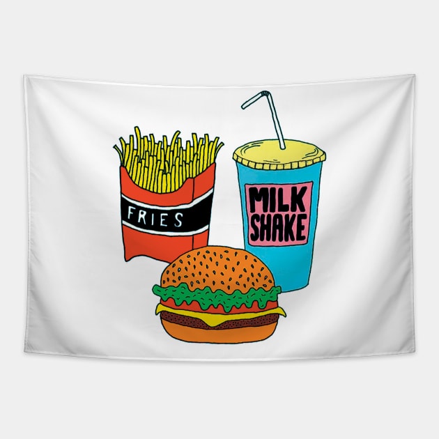 Fast food Tapestry by saif