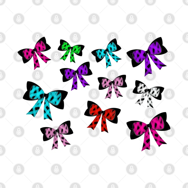 Multi colored bows by tothemoons