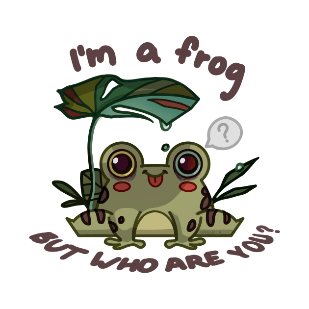 I'm a frog...BUT WHO ARE YOU? by UMBRELLArt