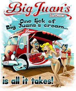 Big Juans Ice Cream Magnet