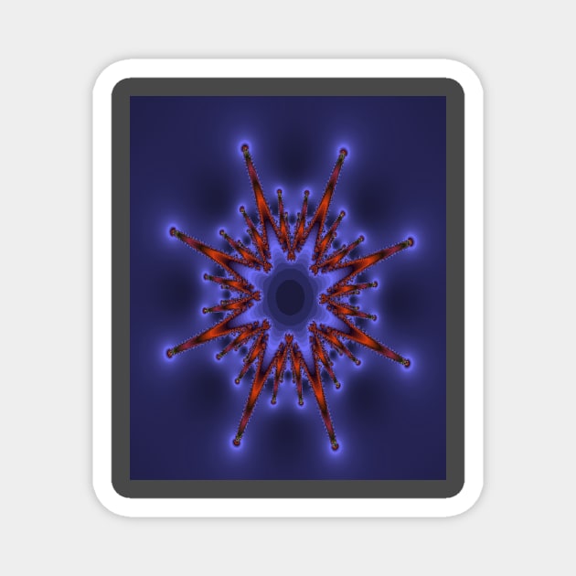 Fractal Pattern 10 Magnet by icarusismartdesigns