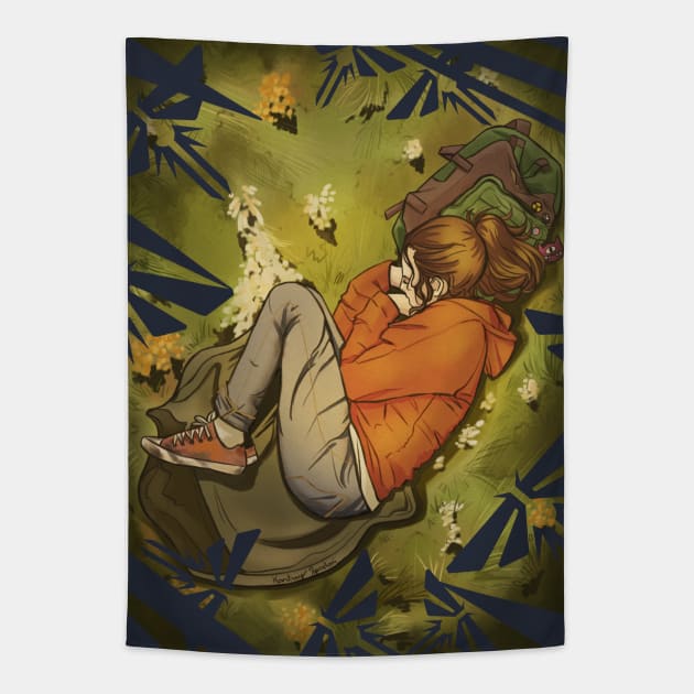 Ellie Needs A Nap Tapestry by kourtie1996