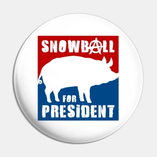 Orwell - Animal Farm - Snowball for President Pin