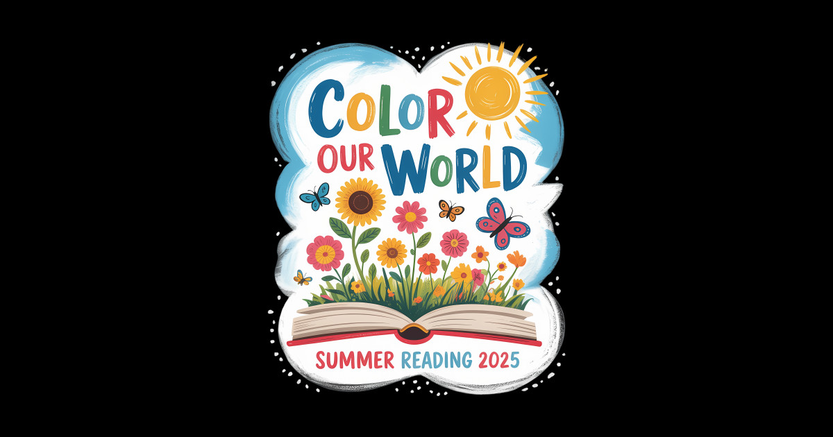 Summer Reading Program 2025 Color Our World Butterflies Kids - Summer ...