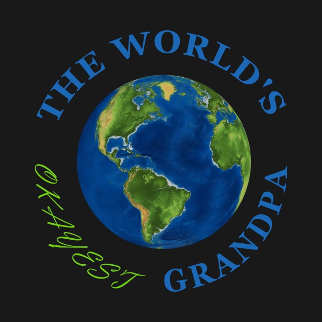 The World's Okayest Grandpa by Rossla Designs